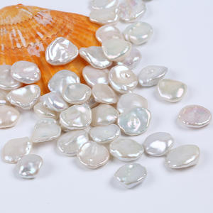 Perlas de Agua Dulce de Pétalo Blanco de 15-16 mm de Zhuji, Perlas Sueltas, Partículas de Perlas Regeneradas, Colección de Perlas Sueltas - Product Image 1