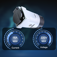 Adaptateur EV de type 2 V2L pour MG BYD KIA HYUNDAI Smart ZEEKR 16A 220V Prises standard israéliennes