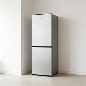 <span class=keywords><strong>Refrigerador</strong></span> <span class=keywords><strong>El</strong></span>éctrico Doméstico de Acero Inoxidable de Doble Puerta Frestec de 183L, <span class=keywords><strong>Refrigerador</strong></span> y Congelador de 220V, Ahorro de Energía, Apto para Vehículos Recreativos - Product Image 1