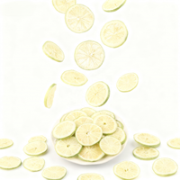 Chinese Gezonde Fruitsmaak Thee Pure Gevriesdroogde Groene Limoenplakjes Hoge Vitamine C Whitening En Afslankthee