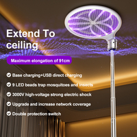 Nueva Trampa para Moscas Recargable, Trampa para Insectos LED ABS con Batería de 2000 mAh, Trampa para Moscas de Interior para Sala de Estar, Dormitorio, Guardería, Envío Rápido