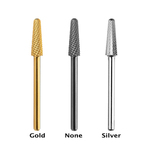 4.0mm <b>Mini</b> Cone Cross Cut Carbide Nail <b>Drill</b> Bit Tungsten Steel Grinding Head Low Vibration Manicure Salon Nail Bit - Product Image 1