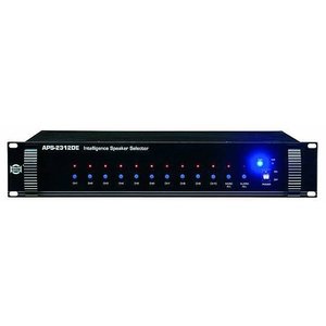 APS-2312DE Intelligence <b>Speaker</b> Selector 8 Zone <b>Audio</b> Switcher For Public Address Systems - Product Image 1