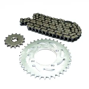 Kit de engrenagens e corrente para transmissões de motocicleta Speed 150 com rodas dentadas de rolos para desempenho durável