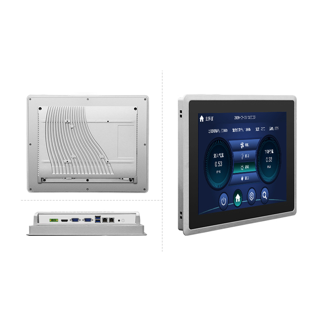 Customized Stainless Steel BIS Approved Ip65 Waterproof Pcap Touch Screen Fanless Industrial Panel Pc 12inches
