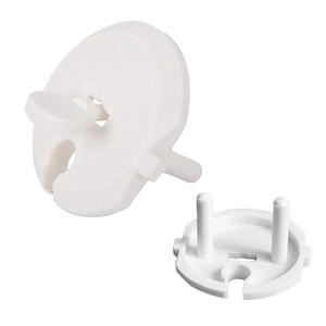 EU Plug Cover Plastic Baby Outlet Plug Covers Electric Safety Socket Protector with Lock