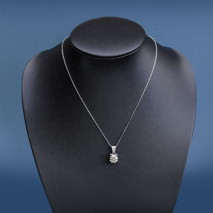 Collane in Argento Sterling 925 con Moissanite e Design a Fibbia di Cintura con Funghi Cantharelle Autentici di Starsgem - Product Image 2