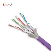 Cable de Internet de Cobre/CCA LSZH Espuma PE UTP FTP SFTP Cat7, Aprobado para Redes Interiores, Ripo Sólido, 305m, Caja de Tracción
