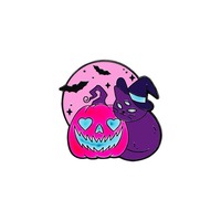Épinglette en émail personnalisée pour Halloween, badge métallique personnalisé pour événements festifs, cadeau promotionnel, souvenir de costume et article publicitaire
