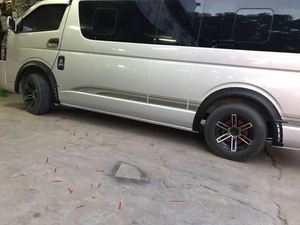 บังโคลนรถยนต์พลาสติก ABS สีดำ สำหรับ <span class=keywords><strong>TOYOTA</strong></span> <span class=keywords><strong>HIACE</strong></span> ปี 2015 - Product Image 6