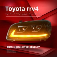 Phare avant transfrontalier pour Toyota Rav4 1998-1999, avec DRL LED modifiés et clignotants séquentiels