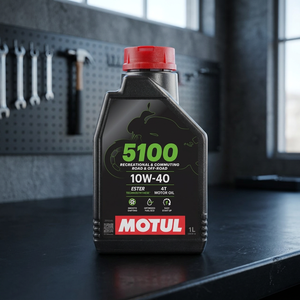 ระบบหล่อลื่นมอเตอร์ไซด์104066 Motul 5100 10W-40 4T น้ำมันเครื่อง API SP jaso ได้รับการรับรอง MA2 - Product Image 2