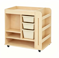 Meubles Montessori en bois pour la maternelle, armoire de rangement multifonctionnelle pour les travaux manuels, pour la crèche, la salle de classe Montessori