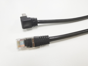 Cavo Ethernet 90 gradi verso il basso angolato RJ45 maschio a maschio cavo Ethernet per <span class=keywords><strong>Router</strong></span>, Gaming, <span class=keywords><strong>Modem</strong></span> all'aperto e al coperto - Product Image 3