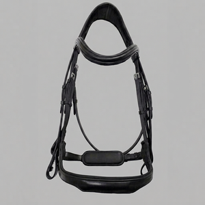 ANNABELLE EQUESTRIAN – Meilleure sellerie en cuir personnalisable : Bridon double/Bridon Weymouth, vente en gros, équipement de dressage anatomique pour l'équitation - Product Image 1
