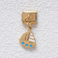 Accessoires populaires pendentif à breloque italien bricolage Bracelet en acier inoxydable bijoux de mode pour femmes