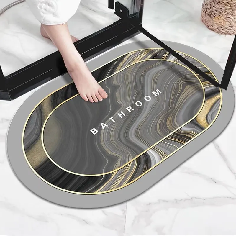 bathroom floor mat bathroom rugs water absorbent non-slip mat