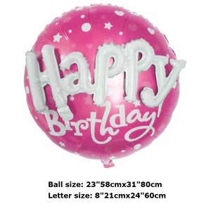 22Inch 3D Balloons Round Love U Heart Assembly Foil Balloon for <strong>Happy</strong> <strong>Birthday</strong> Party Wedding Valentine's Day Decoration Globos - Product Image 4
