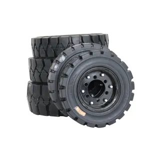 Made In China 4.00-8 5.00-8 6.00-9 6.50-10 18*7-8 28*9-15 815-15 Solid Tires Forklift Factory