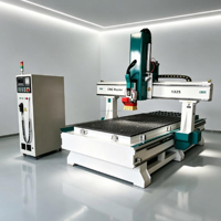 Centre d'usinage CNC à tête pivotante 4 axes 2136 avec changeur d'outils automatique (ATC) pour le fraisage du bois et de la pierre