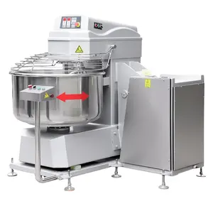 Flour Dough Mixer Machine 100 Kg 300 Kg 500 Ltr 500 Kg Big Capacity Bread Piza Spiral Mixer Commercial Kneading Bakery Equipment