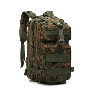 Sac à dos tactique 30L pour homme, sacs de voyage, survie en plein air, sac d'assaut 3P, sac EDC Molle, camouflage, randonnée, trekking, chasse - Product Image 3