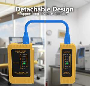 네트워크 LAN 케이블 테스터 이더넷 케이블 테스트 도구 RJ45 RJ11 RJ12 CAT6 UTP LAN 와이어 자동 테스트 도구 (배터리 미포함) - Product Image 3