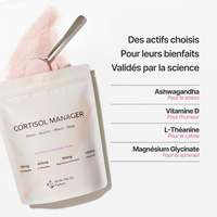 Poudre d'électrolytes OEM Cortisol Manager : Formule Équilibre Cortisol pour Soulager le Stress Quotidien et la Fatigue