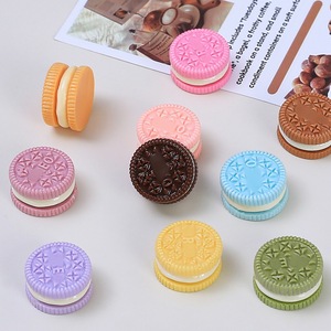 Berbagai Rasa Kue Resin Bulat Berwarna-warni Kue Akrilik Krim Dua Sisi untuk Dekorasi DIY - Product Image 4