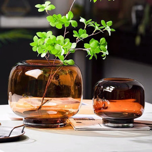 Modern Simple Nordic Transparent Glass <strong>Vase</strong> Hydroponic <strong>Flower</strong> Arrangement <strong>Vase</strong> for Home Decoration - Product Image 2