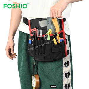 Foshio — pochette à <span class=keywords><strong>outils</strong></span> en vinyle, sac de rangement <span class=keywords><strong>avec</strong></span> ceinture, Logo personnalisé - Product Image 1