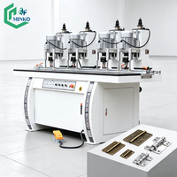 Machine de perçage multi-broches à 4 têtes pour le perçage de trous de charnières de meubles et la fabrication de panneaux de placards