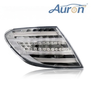 Auron ใหม่สำหรับ Mercedes Benz C-Class W204ไฟท้าย LED 2009-2012-ดัดแปลงเลนส์ใส12V 36W 6000K - Product Image 2