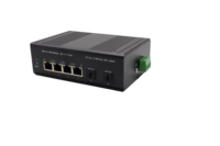 Commutateur Ethernet industriel 4 ports 100/1000M/2.5G BASE-TX + 2 ports 10G SFP+ BASE-FX IEEE802.3 AF/AT 30W PoE 2.5G 4 ports Commutateur réseau