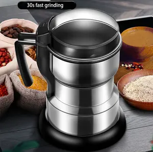 400W pepper grinder mill SUS304 stianlees steel meat grinder machine Electric Dried Spice and Coffee mixer grinder