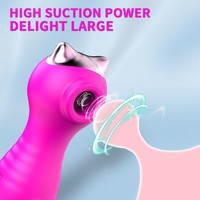 Großhandel AV-Massagegerät für Frauen, Nippel-Saugvibrator mit 7 Saugmodi, Klitoris-Stimulation, Mini USB Aufladbar, IPX7