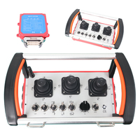 Terminal de Control Remoto Inalámbrico Profesional de 24 V con 3 Joysticks y Conector Multipin para Válvula Hidráulica Multivía
