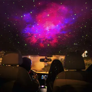 Lampade Decorative USB luci Decorative per interni auto LED Car Roof Star Night Light proiettore telecomando Atmosphere Galaxy Lamp