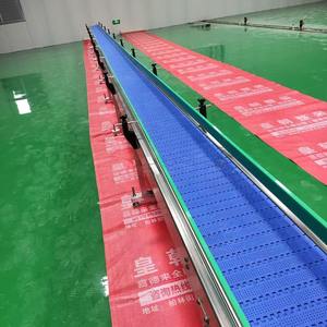 Convoyeur à bande modulaire Durable Facile à entretenir Dosage Bande en plastique PP Cadre en acier inoxydable 304 Polyester PU Vitesse réglable - Product Image 4