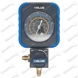 เครื่องมือ HVAC เครื่องวัดความดันต่ำ VRM1-B-0404เครื่องวัดท่อร่วมเครื่องวัดค่าท่อร่วมเดี่ยว - Product Image 1