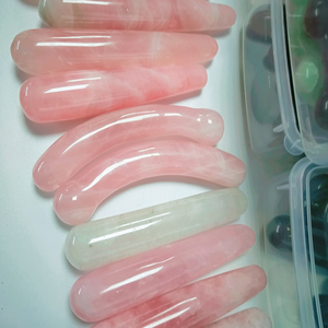 Quarz pensi kristall dildos massage zauberstäbe kristall massage zauberstäbe natürliche quarz kristall penis massager zauberstab - Product Image 3
