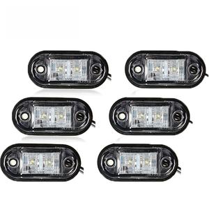 Feu arrière latéral à éclairage automatique 2 LED, clignotant blanc, ambre, rouge, lampe d'avertissement pour SUV, VTT, camions, ajustement universel 12-24V, garantie 2 ans - Product Image 3