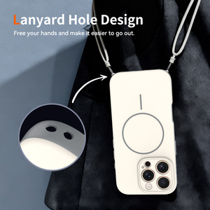 <span class=keywords><strong>Coque</strong></span> de protection magnétique antichoc fine en TPU et PC avec protection d'objectif d'appareil photo, design personnalisé, vente en gros pour iPhone 17 16 Pro Max - Product Image 6