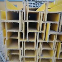 Viga de Fibra de Vidrio Suministrada de Fábrica, Viga FRP, Perfiles Pultruidos FRP para Estructura de Soporte de Torre de Refrigeración