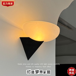 Wall Lamp <b>Led</b> E26 Glass Shade Switch Control For Living Room Bedroom <b>Hallway</b> Bathroom Mirror - Product Image 4