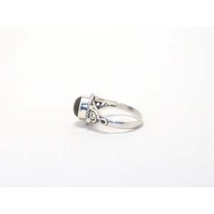 เครื่องประดับเงินแหวนพลอยลาบราดอไรต์สไตล์อินเดียดีไซน์ใหม่สำหรับงานแต่งงาน - Product Image 3