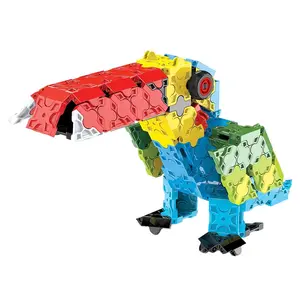 271 adet DIY papağan Assmbling kiti çocuklar 3D kuş modeli inşaat oyuncak kök eğitim çocuk plastik yapı taşı seti