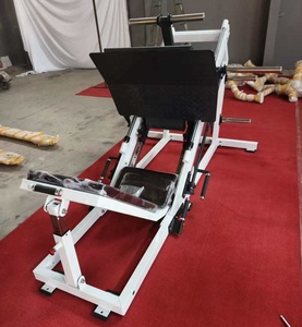 Máquina de ejercicio de gimnasio Unisex de entrenamiento de fuerza comercial, prensa de piernas lineal cargada con placa para ejercicios musculares de cadera y pierna - Product Image 3