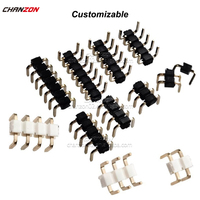 Conector de cabecera de PIN macho 2pin 3pin 4pin 5pin 6pin 7pin 8pin 9pin 15pin 20pin 40pin 0,8mm 1mm 2mm 2,54mm 5,08mm para Arduino Pcb