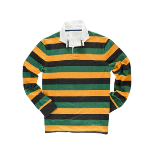 Polo de rugby athlétique professionnel pour hommes, col sport à trois boutons, respirant, pour l'entraînement - Product Image 1
